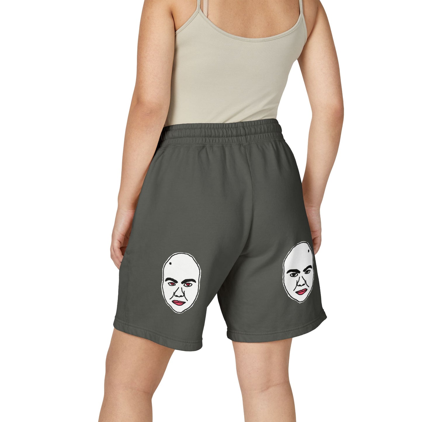 TROL Unisex Garment-Dyed Lightweight Fleece Sweat Shorts