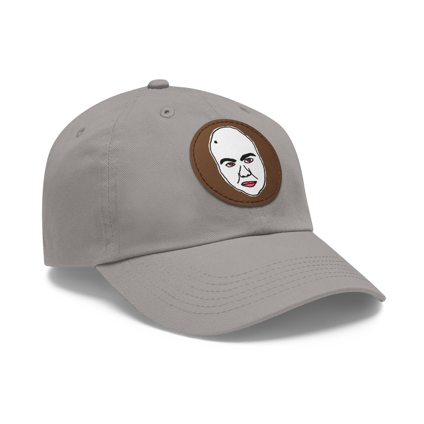 TROL Dad Hat with Leather Patch (Round)