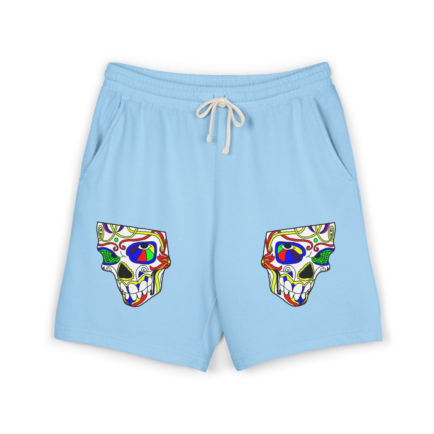TROL Unisex Garment-Dyed Lightweight Fleece Sweat Shorts