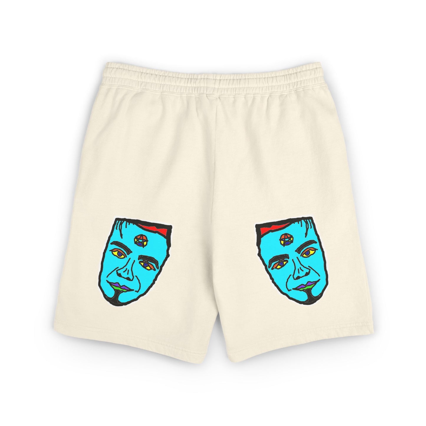 TROL Unisex Garment-Dyed Lightweight Fleece Sweat Shorts