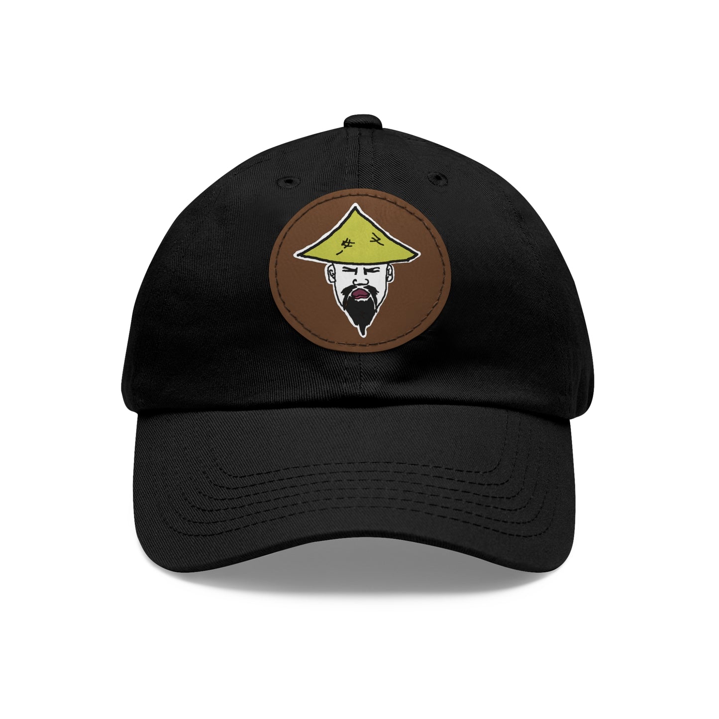 TROL Dad Hat with Leather Patch (Round)