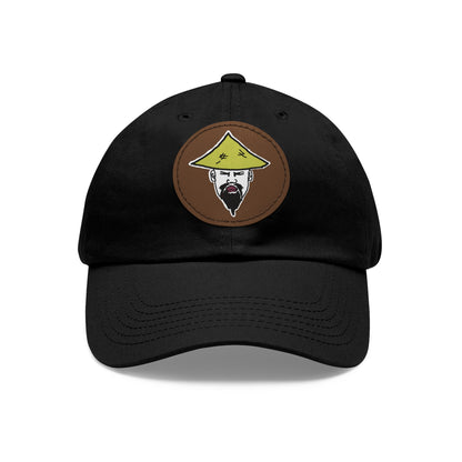 TROL Dad Hat with Leather Patch (Round)