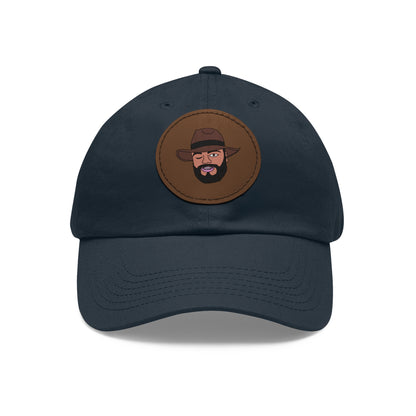 TROL Dad Hat with Leather Patch (Round)