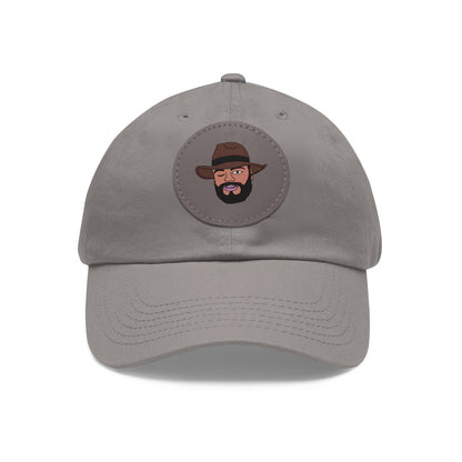 TROL Dad Hat with Leather Patch (Round)