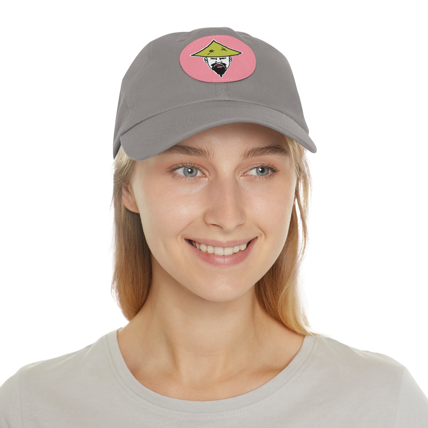 TROL Dad Hat with Leather Patch (Round)