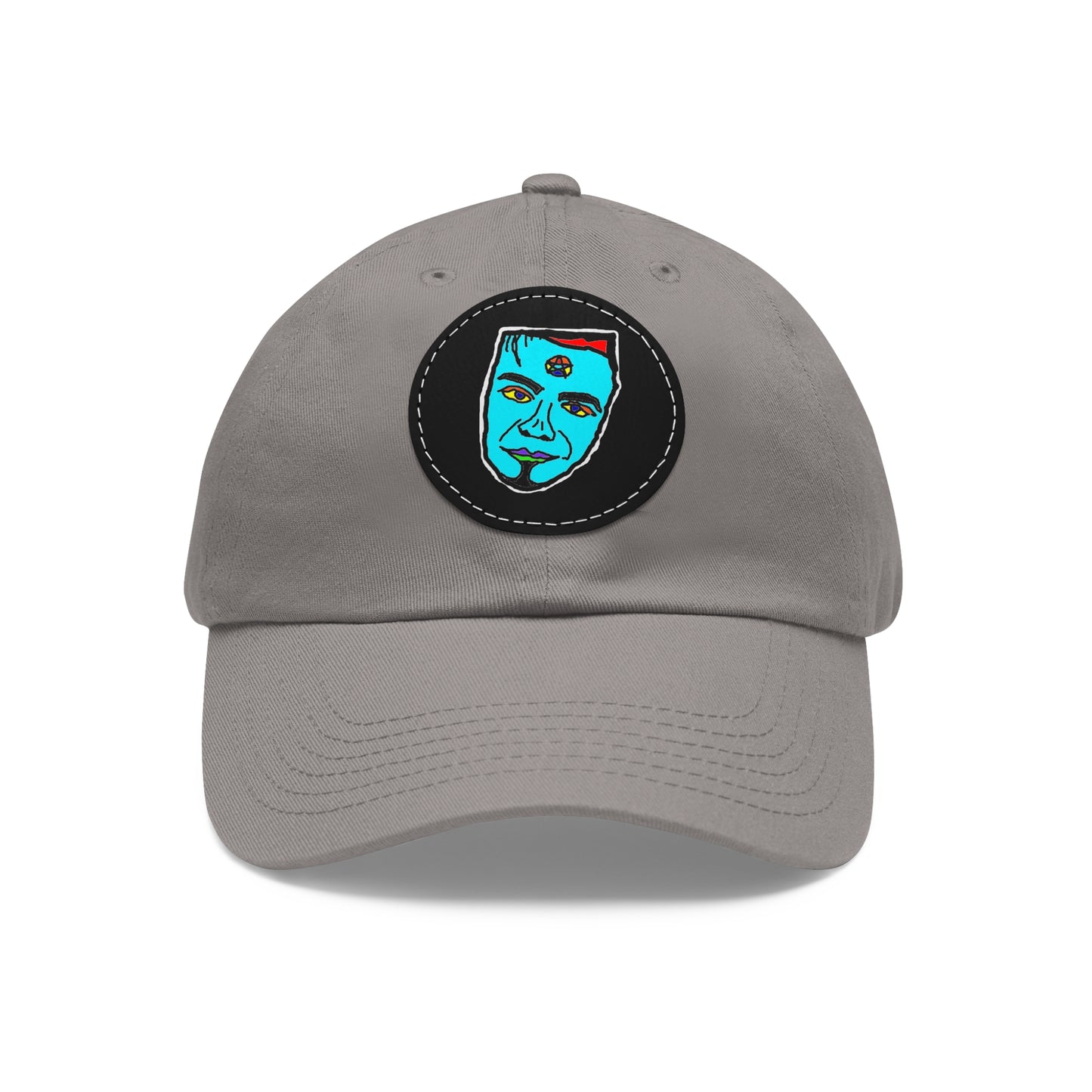 TROL Dad Hat with Leather Patch (Round)