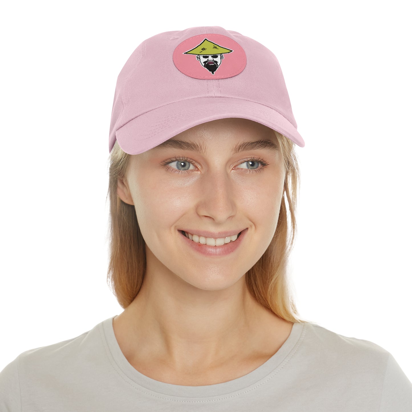 TROL Dad Hat with Leather Patch (Round)