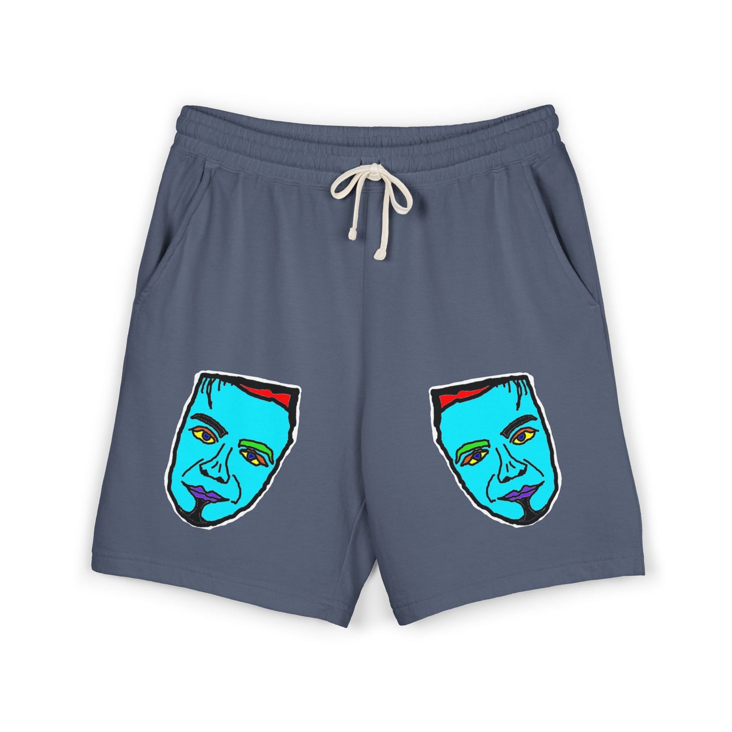 TROL Unisex Garment-Dyed Lightweight Fleece Sweat Shorts