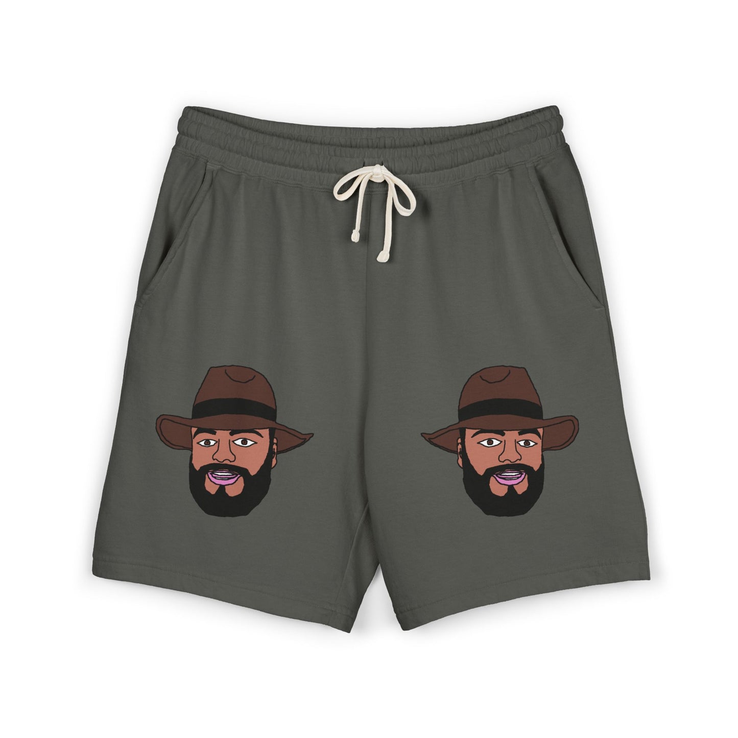 TROL Unisex Garment-Dyed Lightweight Fleece Sweat Shorts