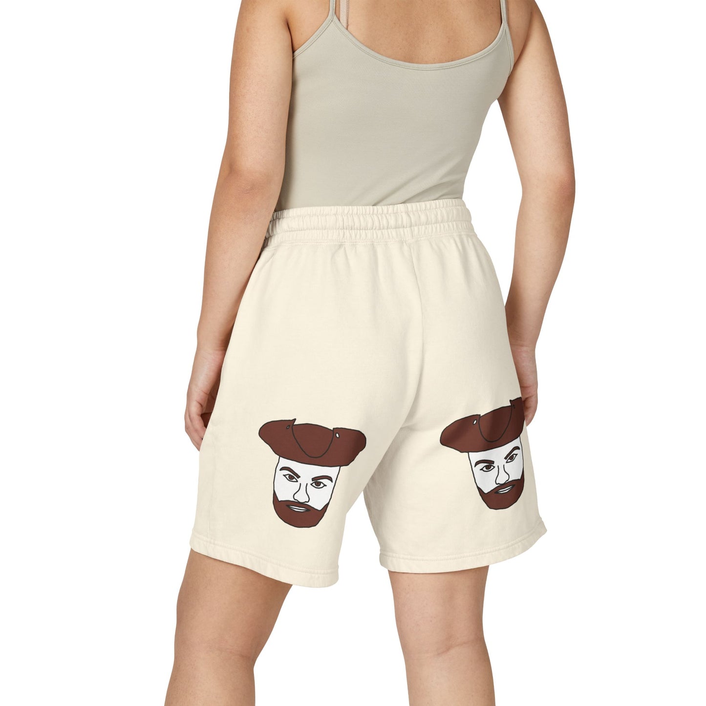 TROL Unisex Garment-Dyed Lightweight Fleece Sweat Shorts