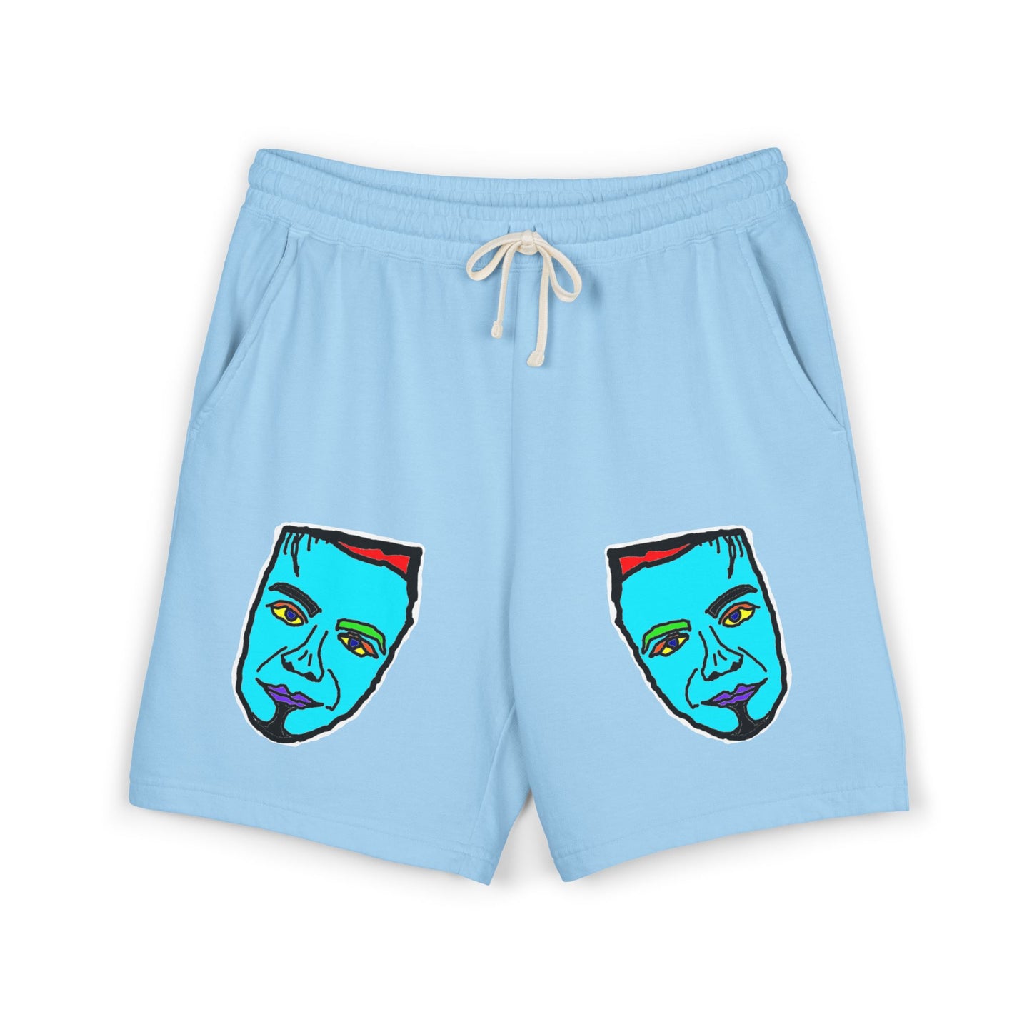 TROL Unisex Garment-Dyed Lightweight Fleece Sweat Shorts