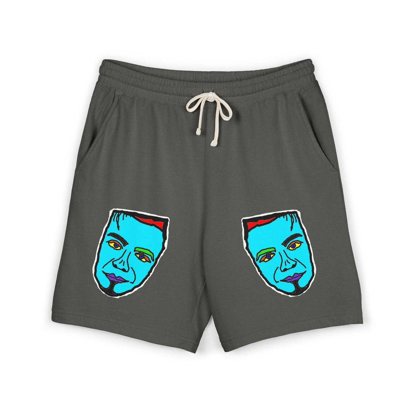 TROL Unisex Garment-Dyed Lightweight Fleece Sweat Shorts