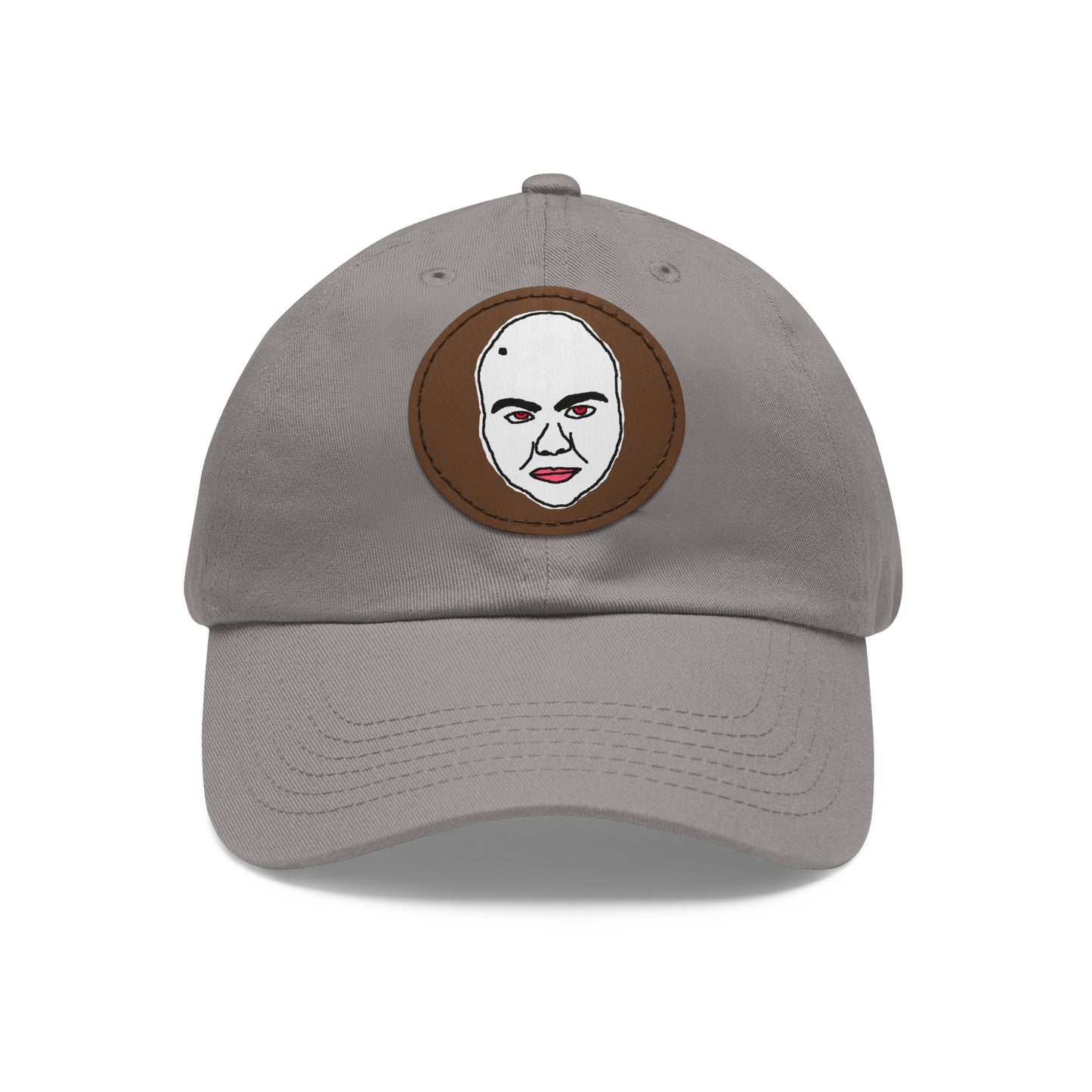 TROL Dad Hat with Leather Patch (Round)