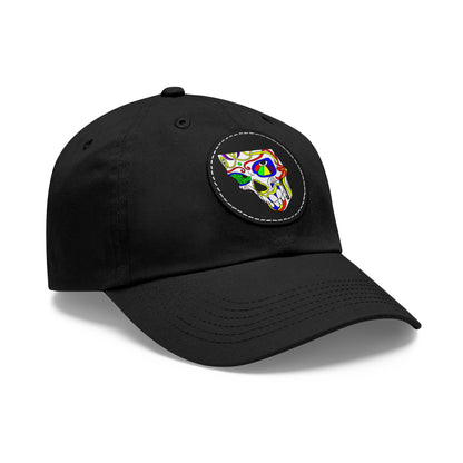 TROL Dad Hat with Leather Patch (Round)