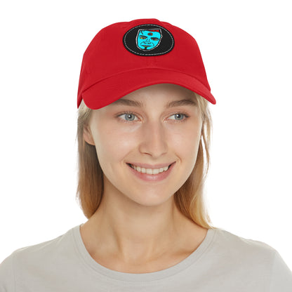 TROL Dad Hat with Leather Patch (Round)