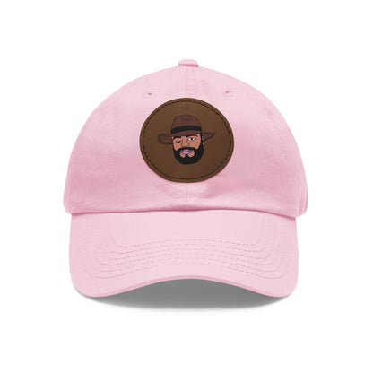 TROL Dad Hat with Leather Patch (Round)