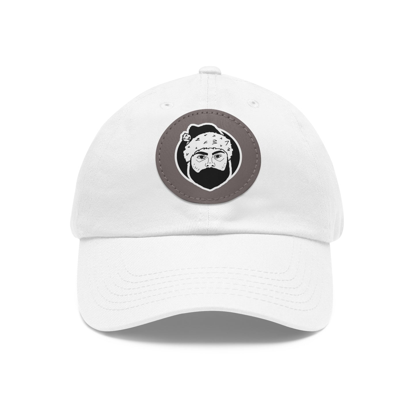 TROL Dad Hat with Leather Patch (Round)