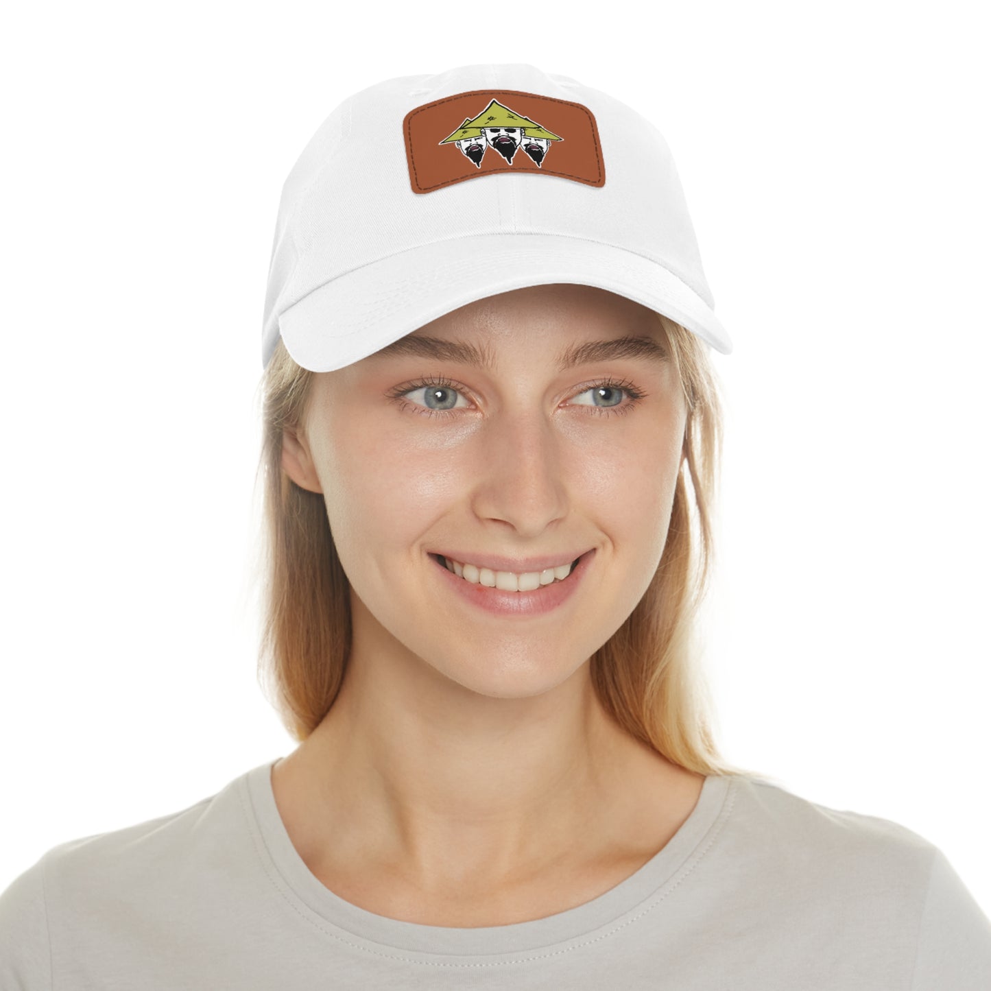TROL Dad Hat with Leather Patch (Rectangle)