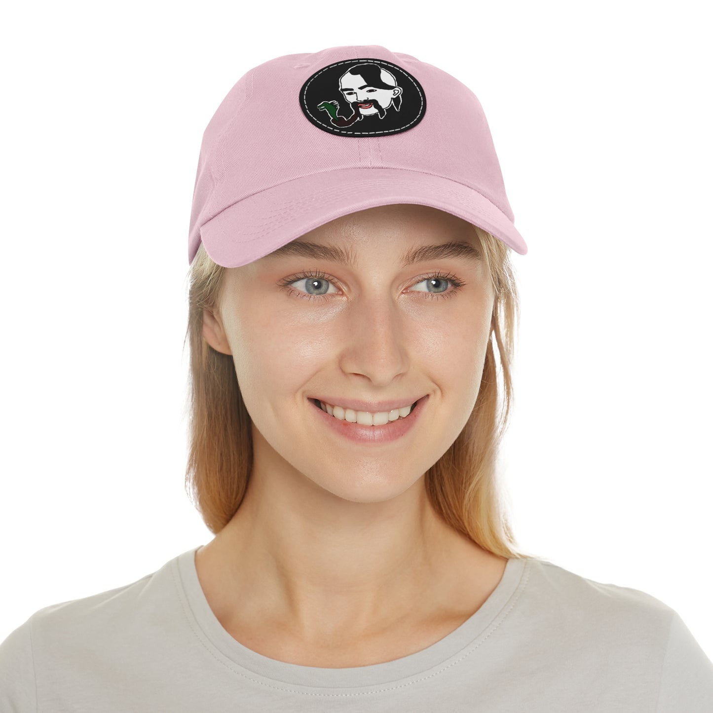 TROL Dad Hat with Leather Patch (Round)