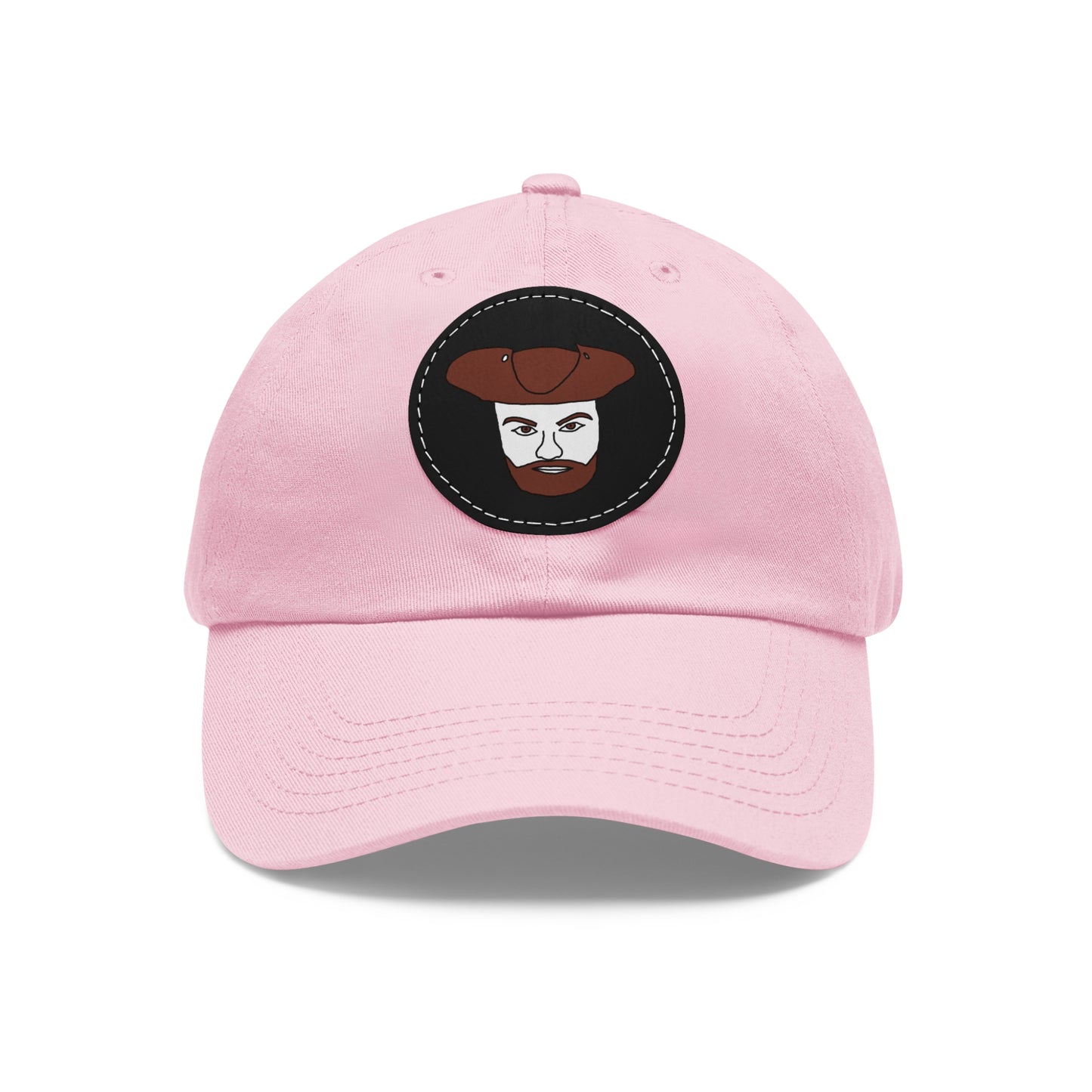 TROL Dad Hat with Leather Patch (Round)