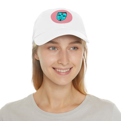 TROL Dad Hat with Leather Patch (Round)