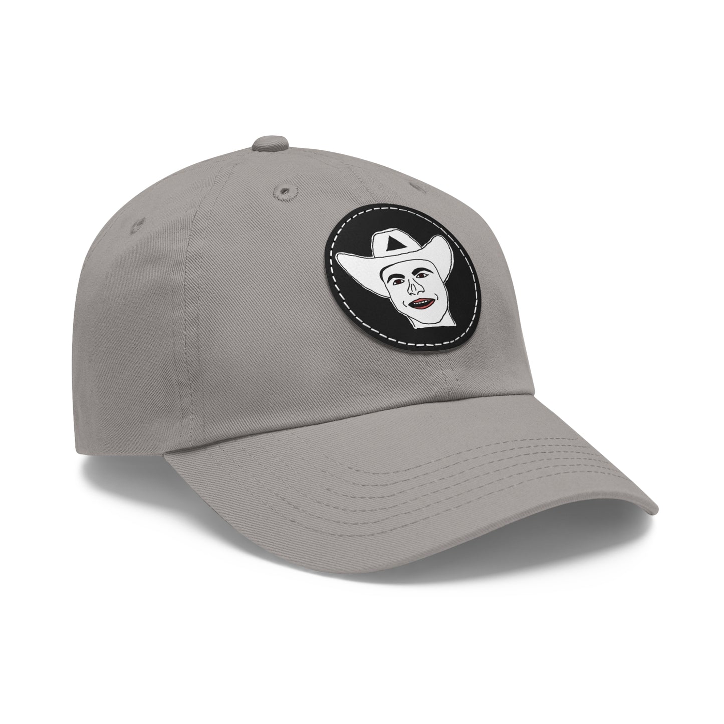 TROL Dad Hat with Leather Patch (Round)
