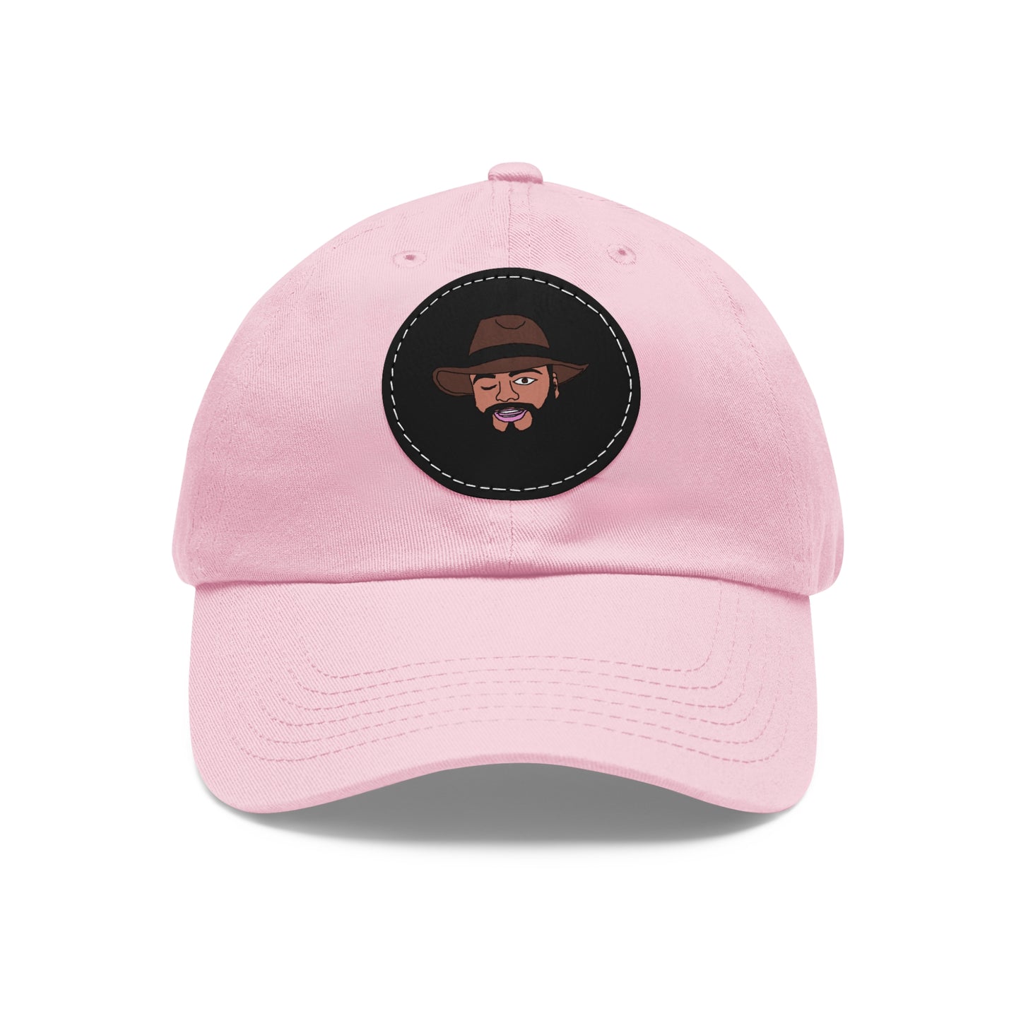 TROL Dad Hat with Leather Patch (Round)
