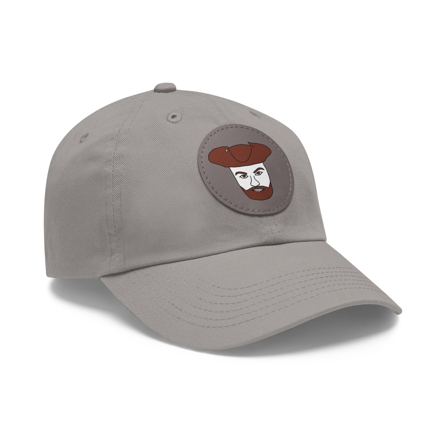 TROL Dad Hat with Leather Patch (Round)