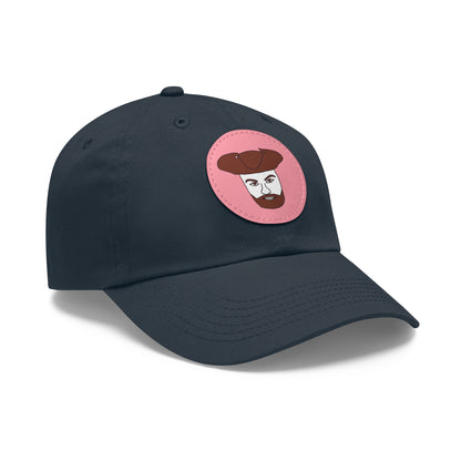 TROL Dad Hat with Leather Patch (Round)