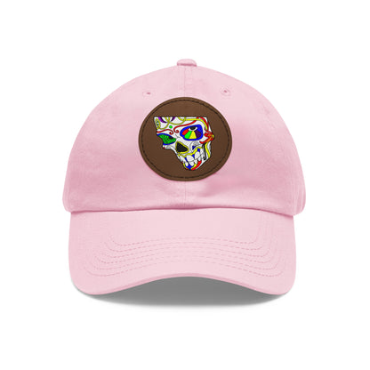 TROL Dad Hat with Leather Patch (Round)