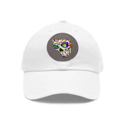 TROL Dad Hat with Leather Patch (Round)