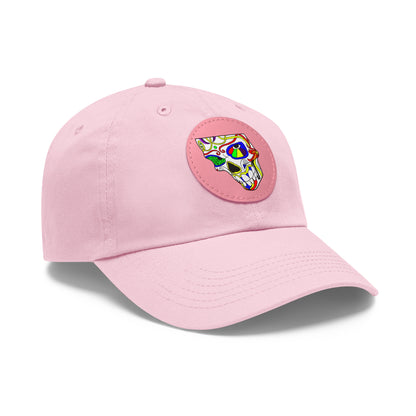 TROL Dad Hat with Leather Patch (Round)