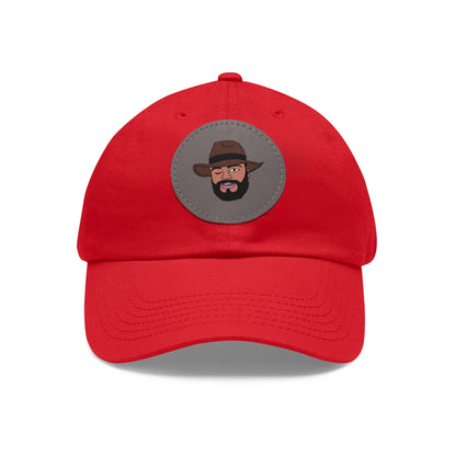 TROL Dad Hat with Leather Patch (Round)