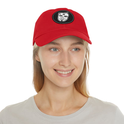 TROL Dad Hat with Leather Patch (Round)