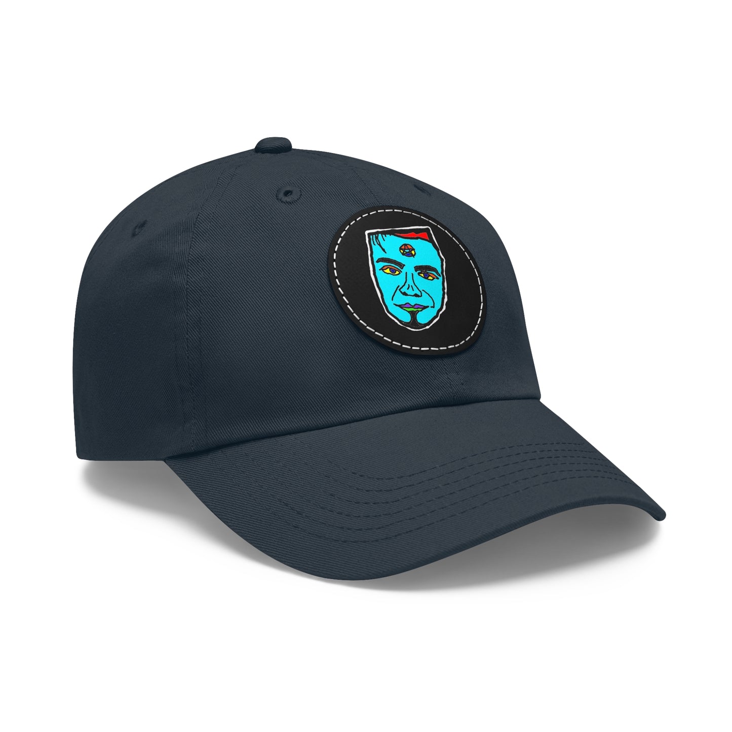 TROL Dad Hat with Leather Patch (Round)