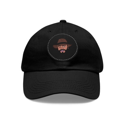 TROL Dad Hat with Leather Patch (Round)