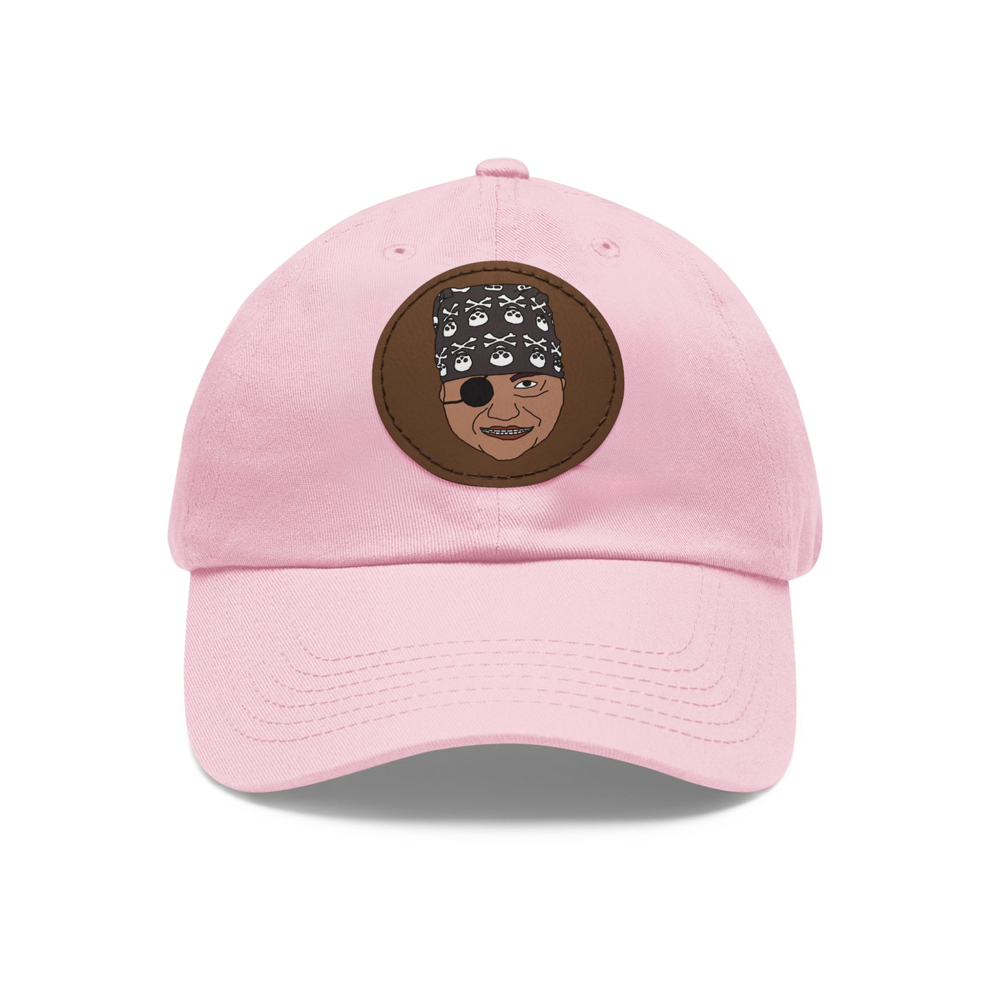 TROL Dad Hat with Leather Patch (Round)