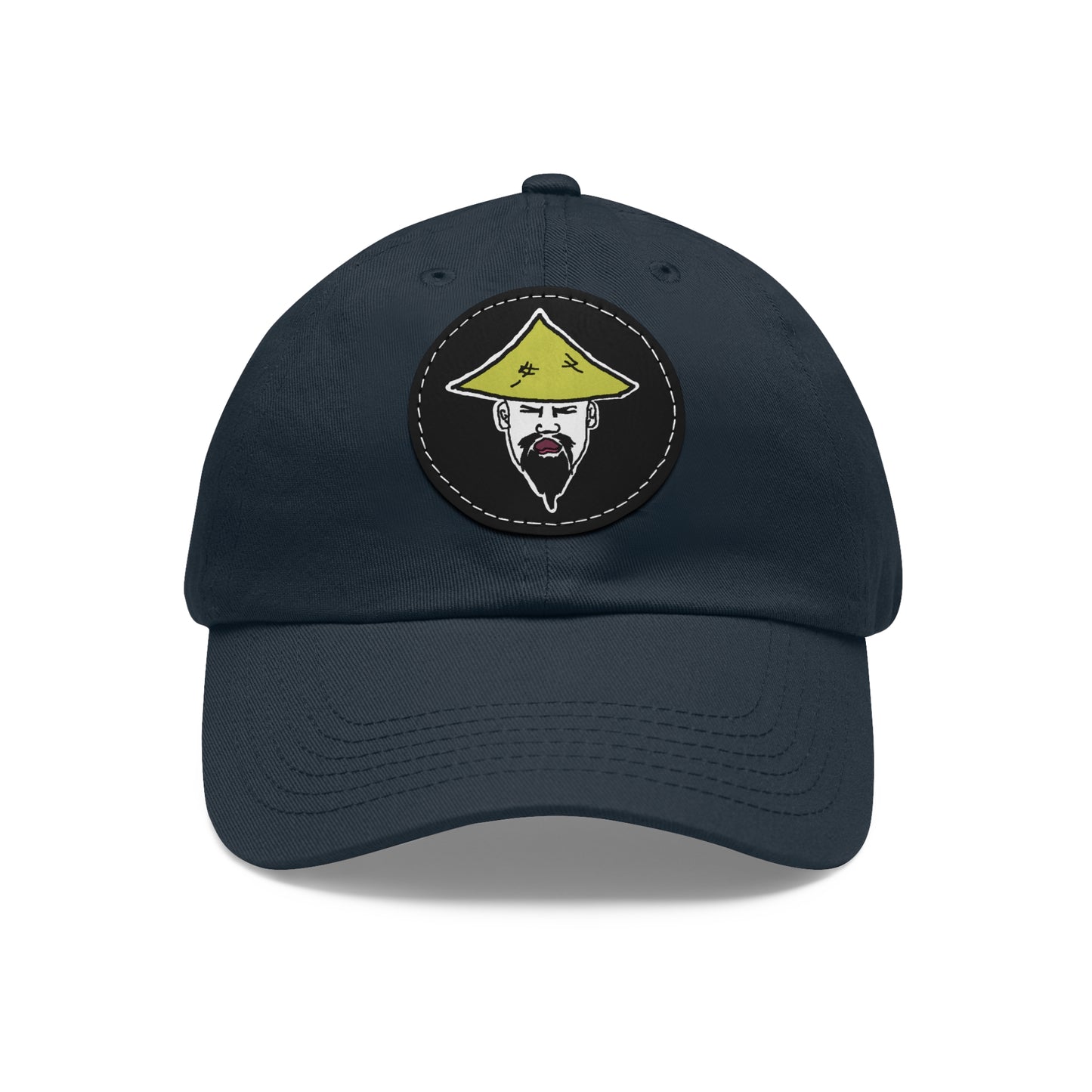 TROL Dad Hat with Leather Patch (Round)