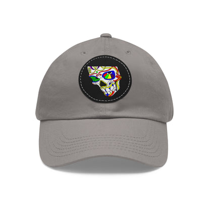 TROL Dad Hat with Leather Patch (Round)