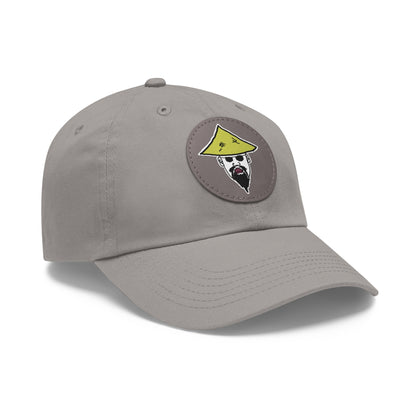 TROL Dad Hat with Leather Patch (Round)