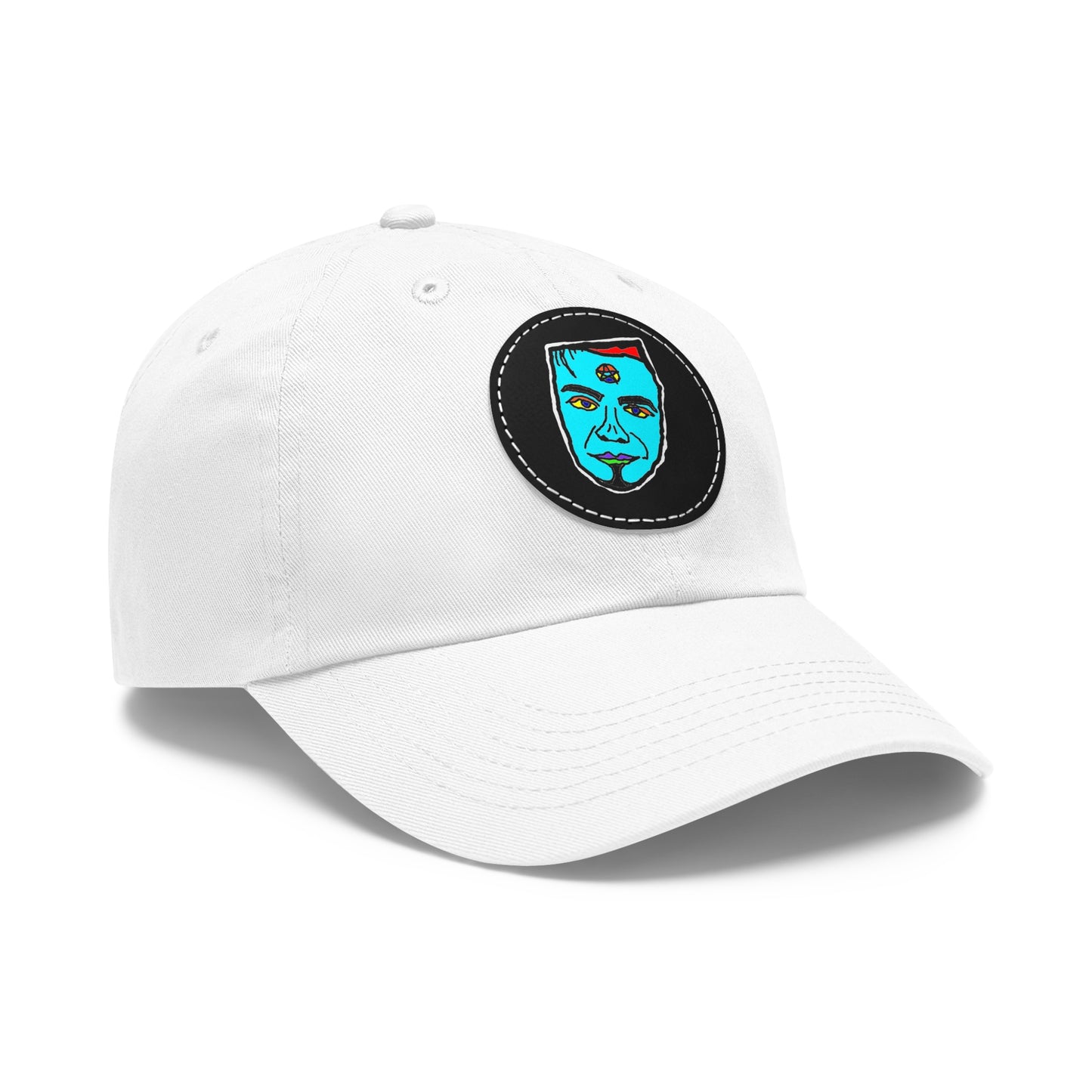 TROL Dad Hat with Leather Patch (Round)