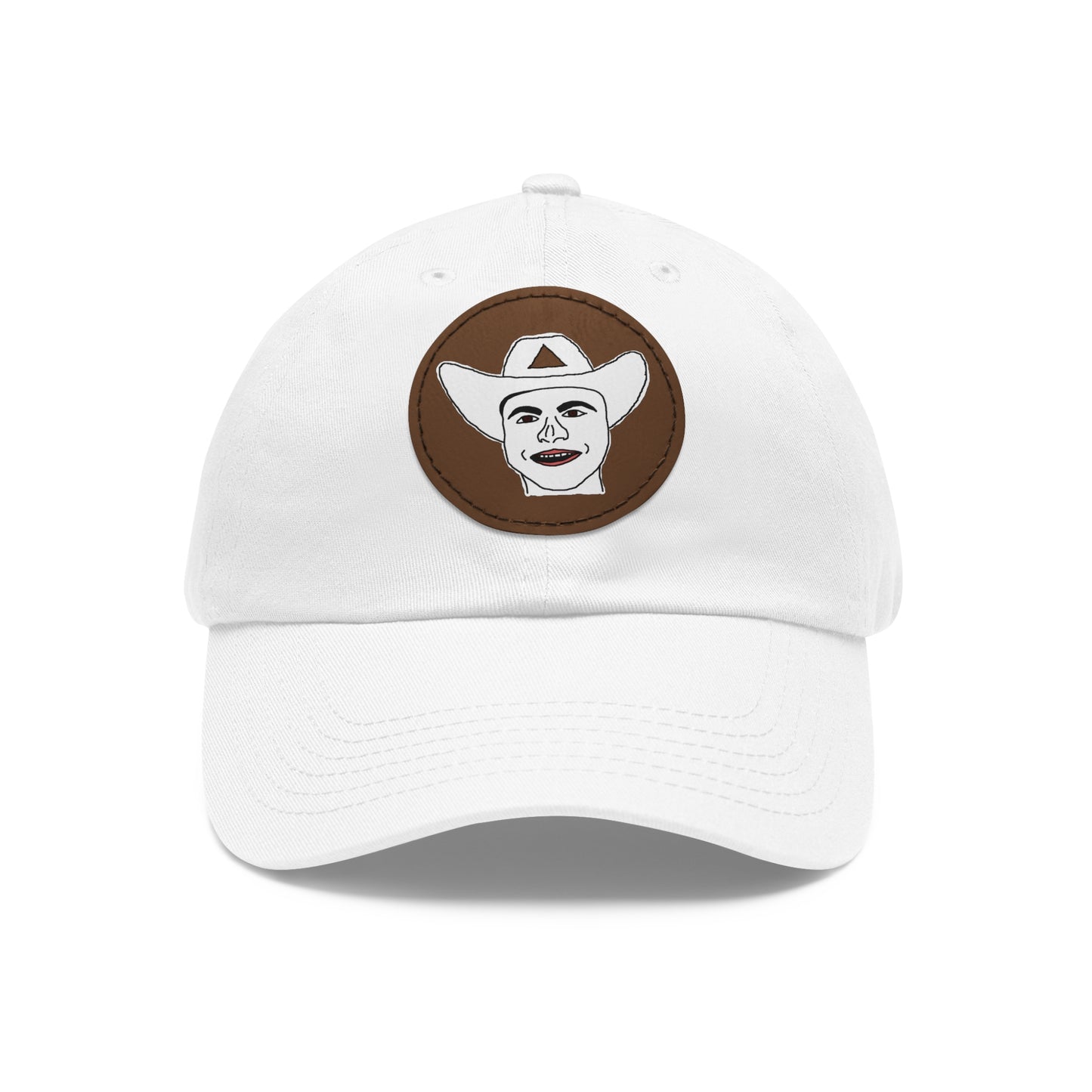 TROL Dad Hat with Leather Patch (Round)