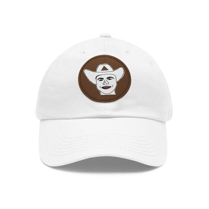 TROL Dad Hat with Leather Patch (Round)
