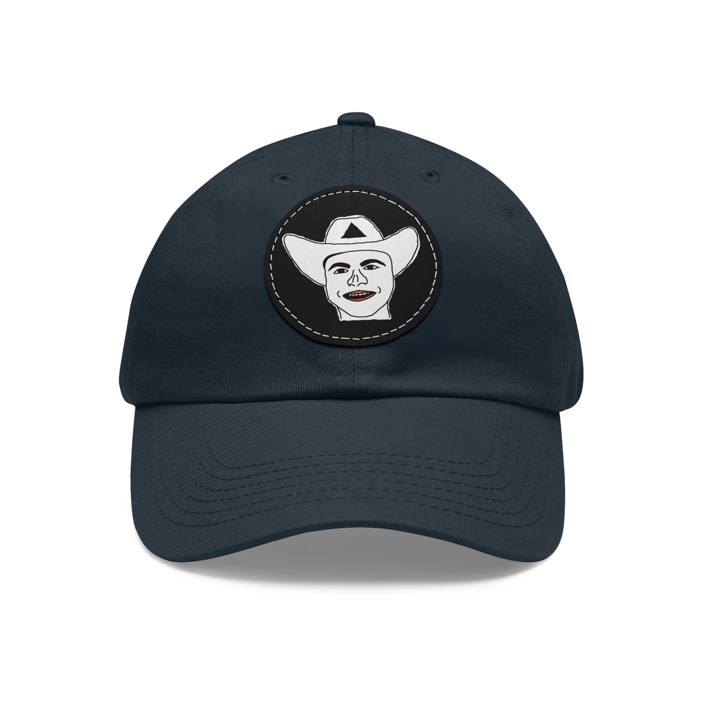 TROL Dad Hat with Leather Patch (Round)