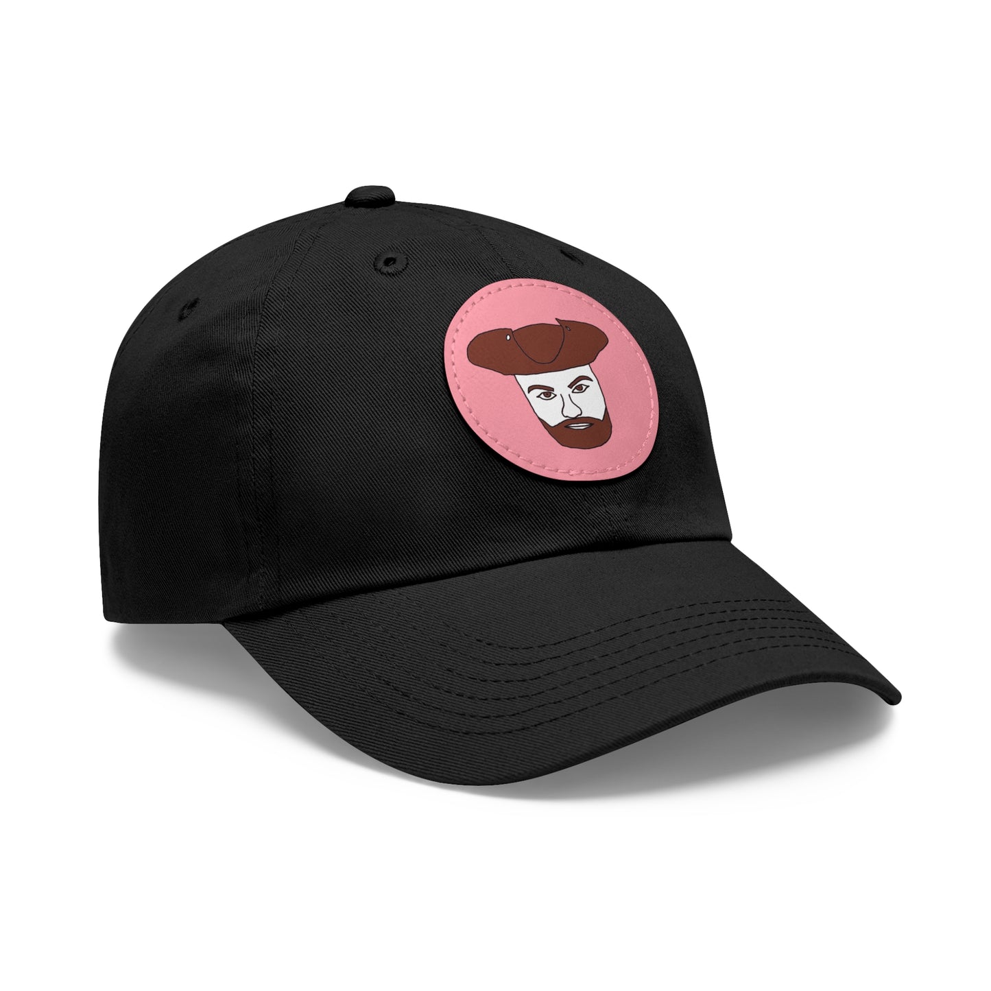 TROL Dad Hat with Leather Patch (Round)