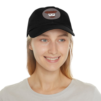 TROL Dad Hat with Leather Patch (Round)