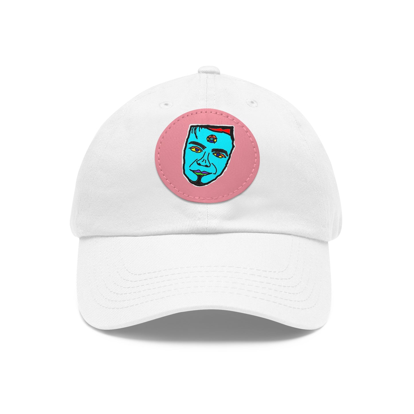 TROL Dad Hat with Leather Patch (Round)