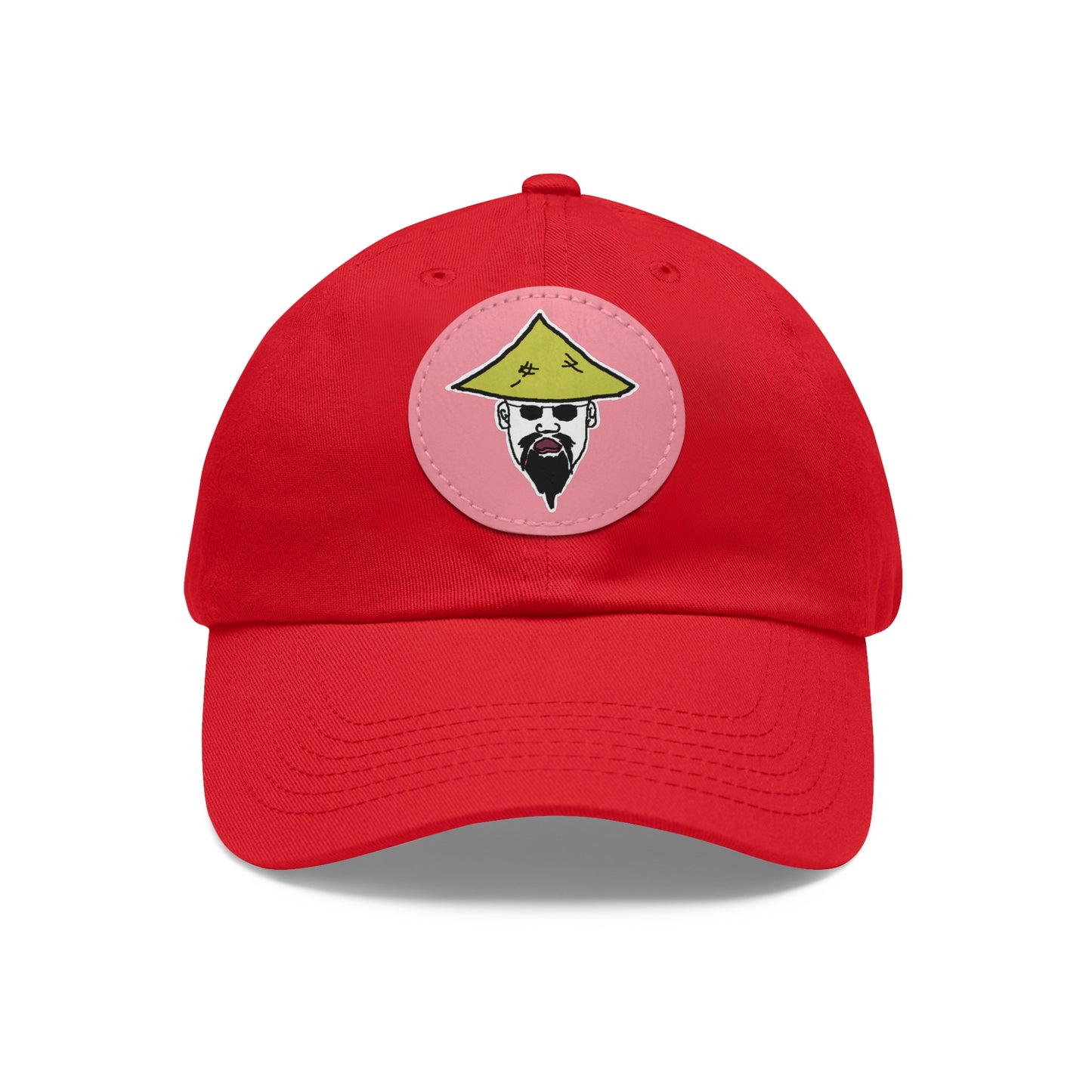 TROL Dad Hat with Leather Patch (Round)