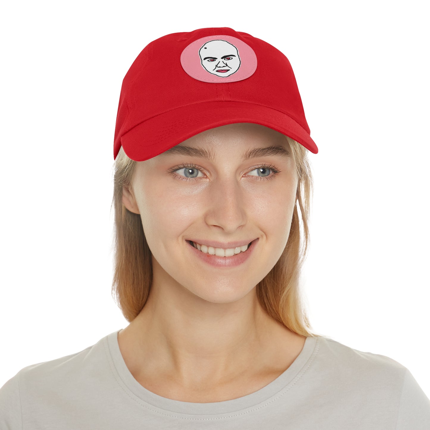 TROL Dad Hat with Leather Patch (Round)