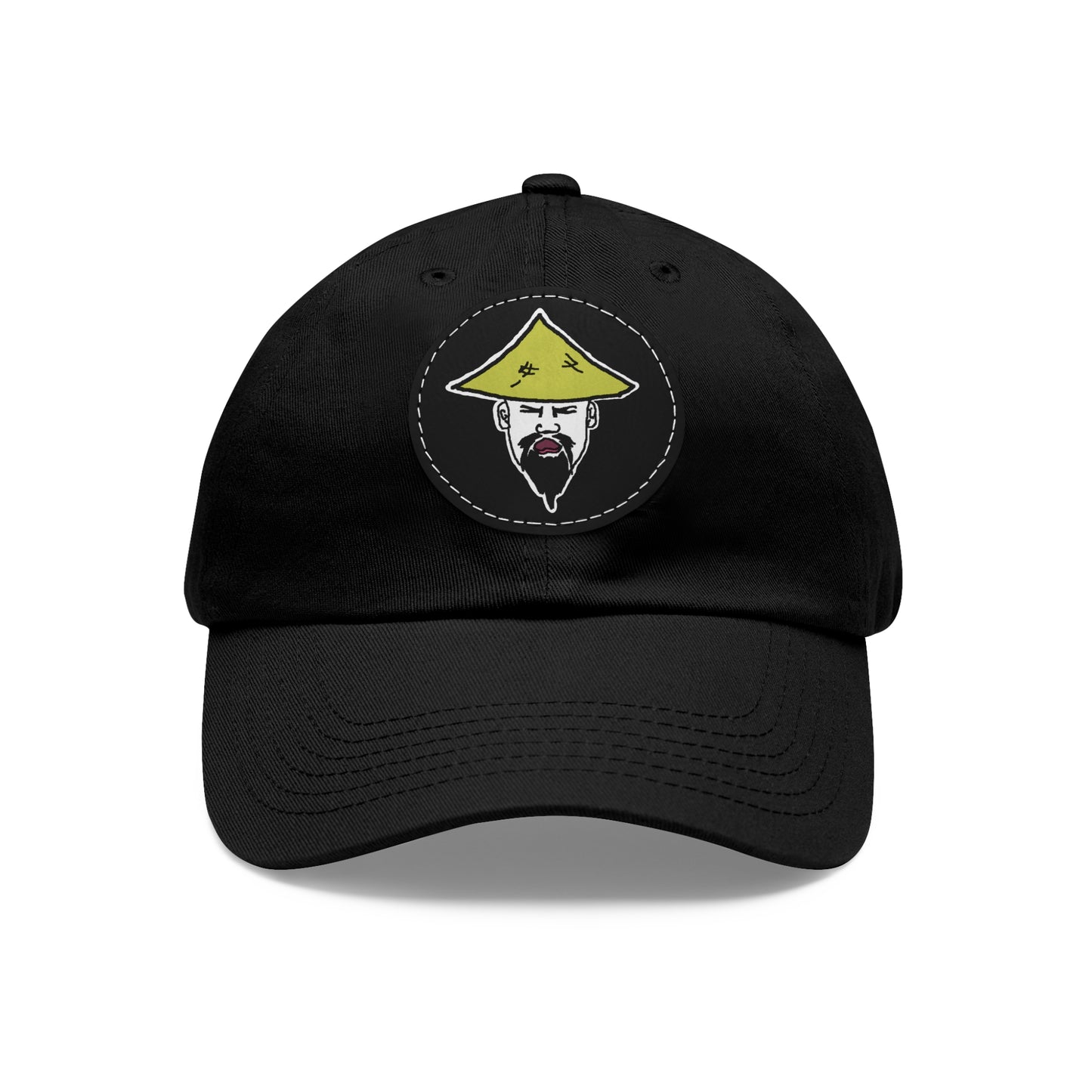 TROL Dad Hat with Leather Patch (Round)